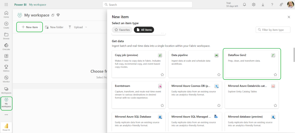 Power BI Dataflow Gen2