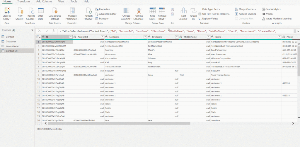 Power BI remove duplicates