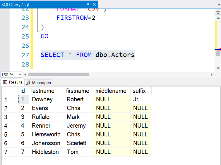 Import Flat File to SQL - SQL Server