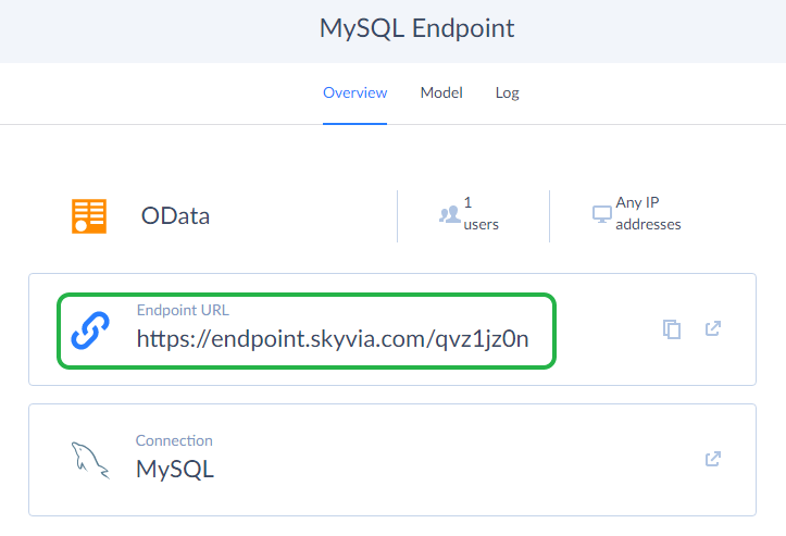 Creating a MySQL OData Endpoint in Skyvia 2