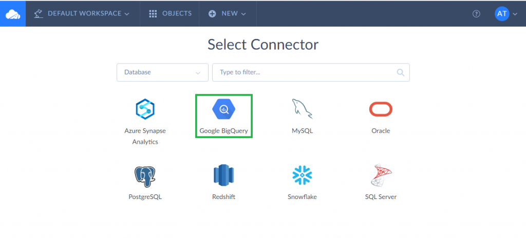CREATING CONNECTION TO CLOUD APP AND DATA WAREHOUSE IN SKYVIA