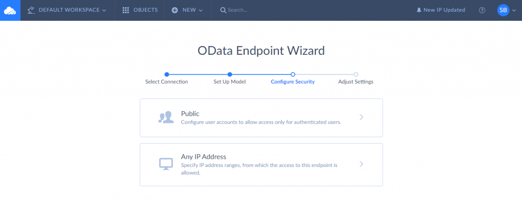 Salesforce to Amazon Redshift Integration via Skyvia OData endpoint: Step 5