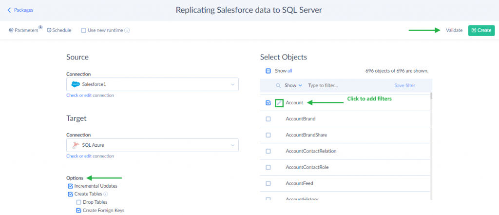 Replicating Salesforce data to SQL Server