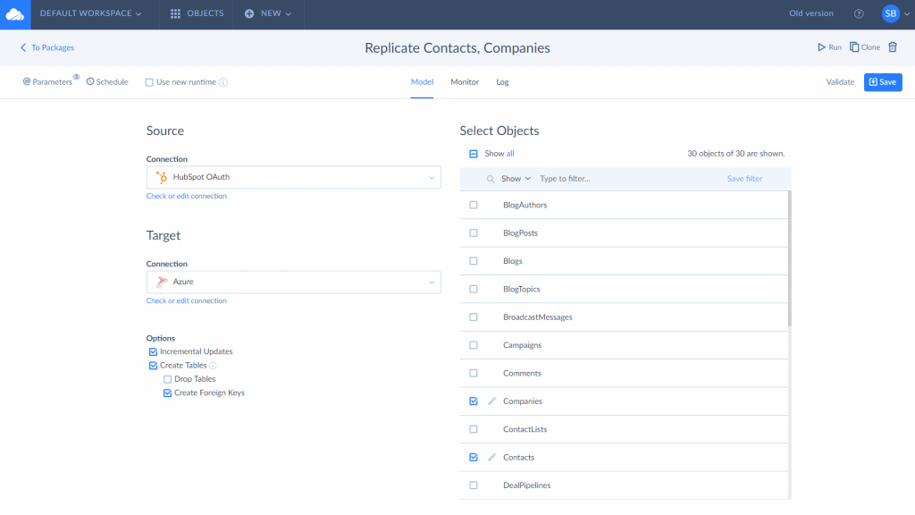 Replicate and Automate Data and Build Data Models using Visual Data Warehousing with Skyvia and Hubspot