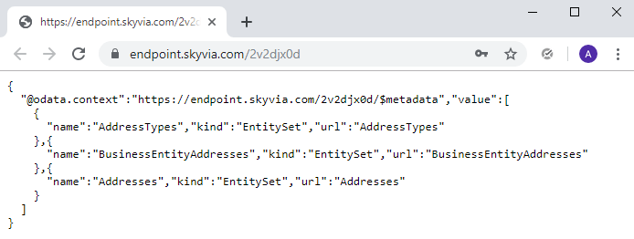 Creating an OData Endpoint for SQL server in Skyvia 4