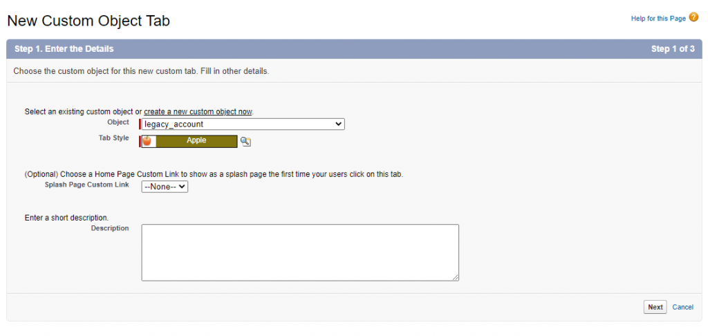 CREATING TABS FOR EXTERNAL OBJECTS IN SALESFORCE: Step 2