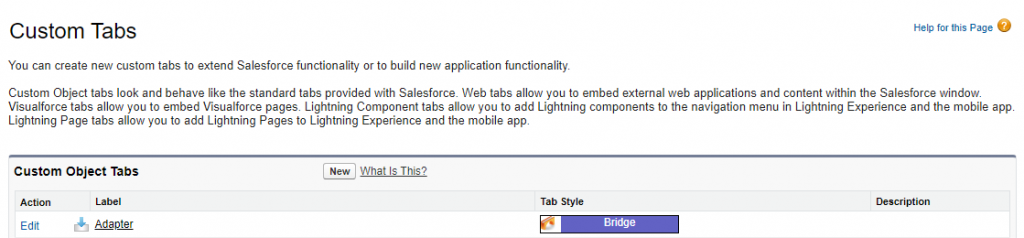 CREATING TABS FOR EXTERNAL OBJECTS IN SALESFORCE: Step 1