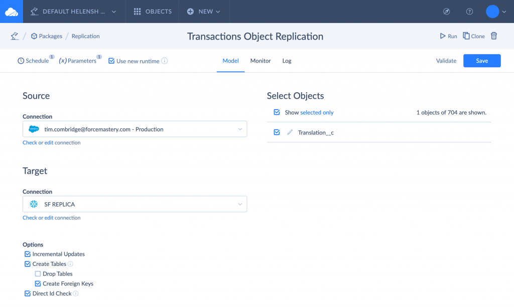 Skyvia Data Replication to retain a full replica of your Salesforce data as a data archive