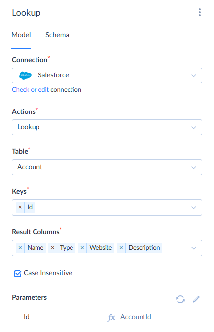 Data Flow Lookup by Skyvia