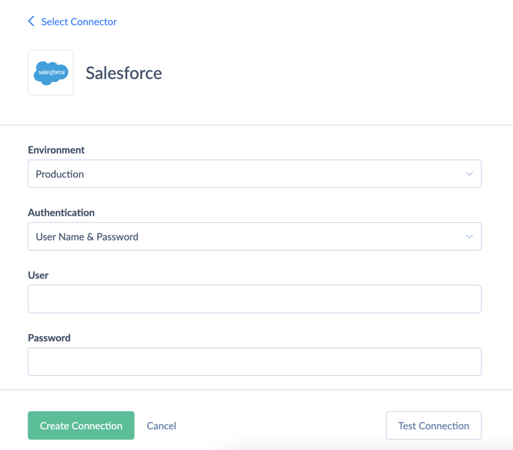 Salesforce connector by Skyvia