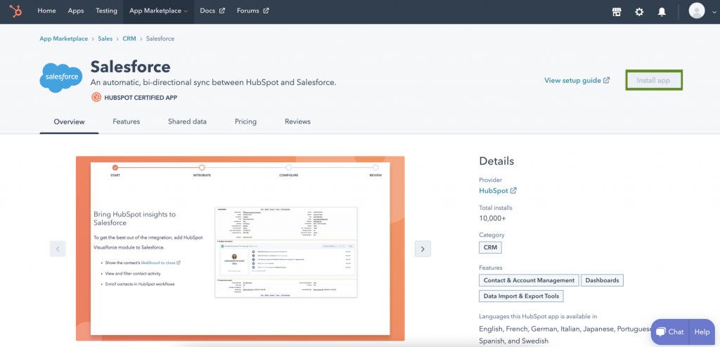 How to Integrate Salesforce and HubSpot Using Native Connectors 2