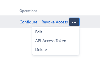 API access token