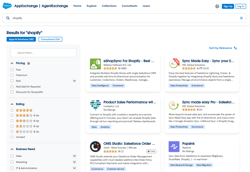 Salesforce AppExchange 