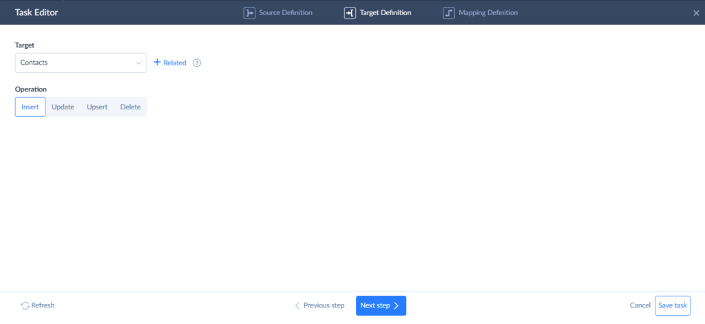 task editor