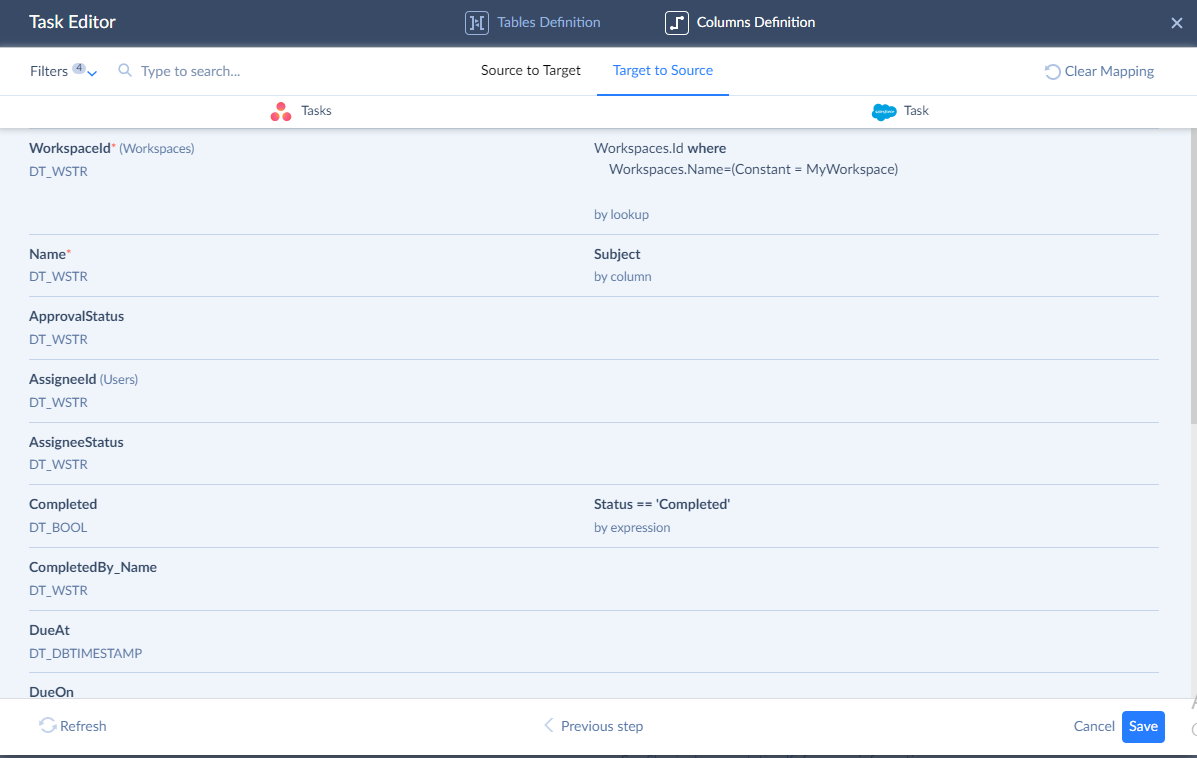 Cloud Integration Asana and Salesforce using Skyvia 5