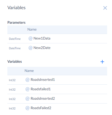 Skyvia variables