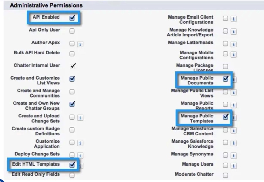 administrative permissions
