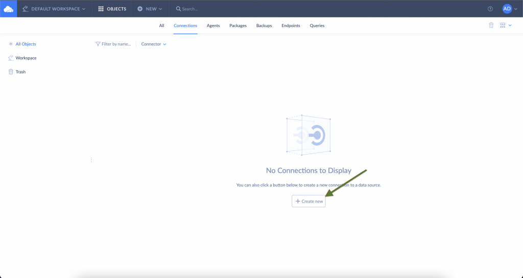 Creating a new connector for Asana in Skyvia