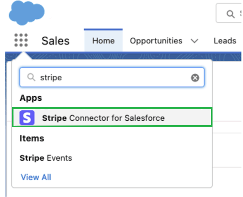 Stripe connector 