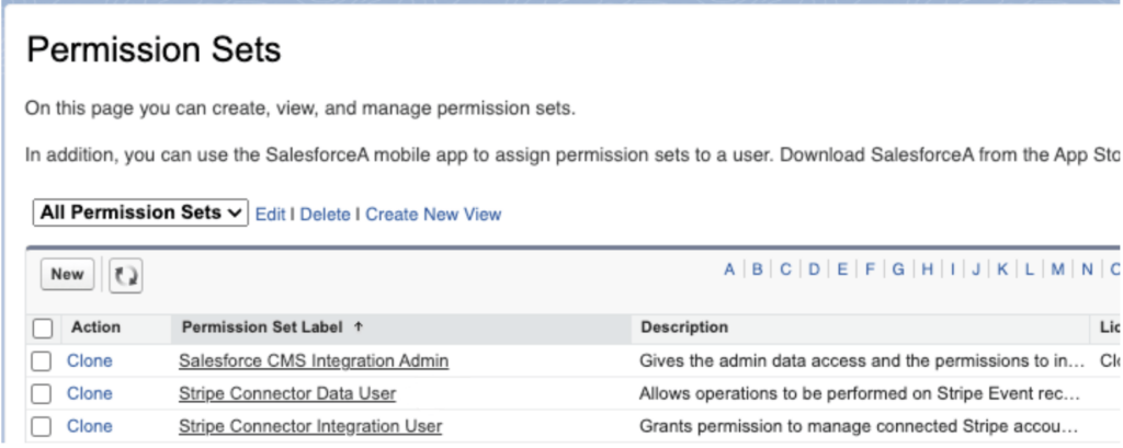 permission sets