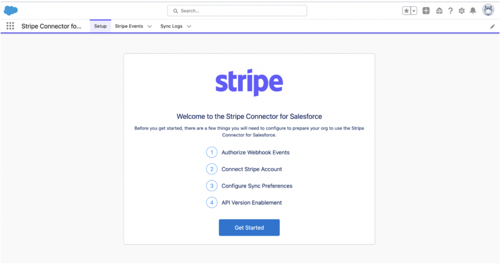 Stripe connector