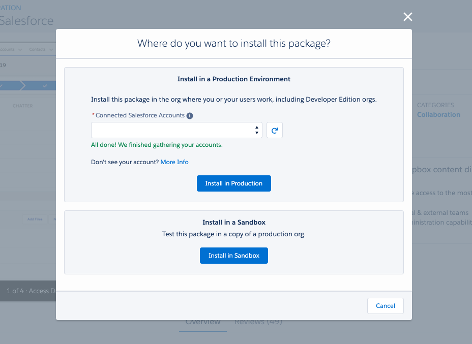 How to Use Dropbox for Salesforce Application 2