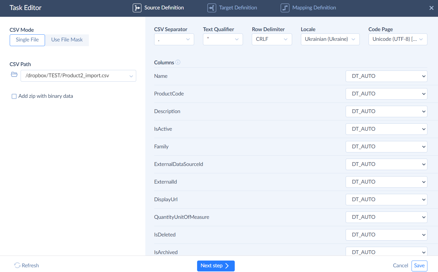 Dropbox and Salesforce Integration Using Skyvia 2