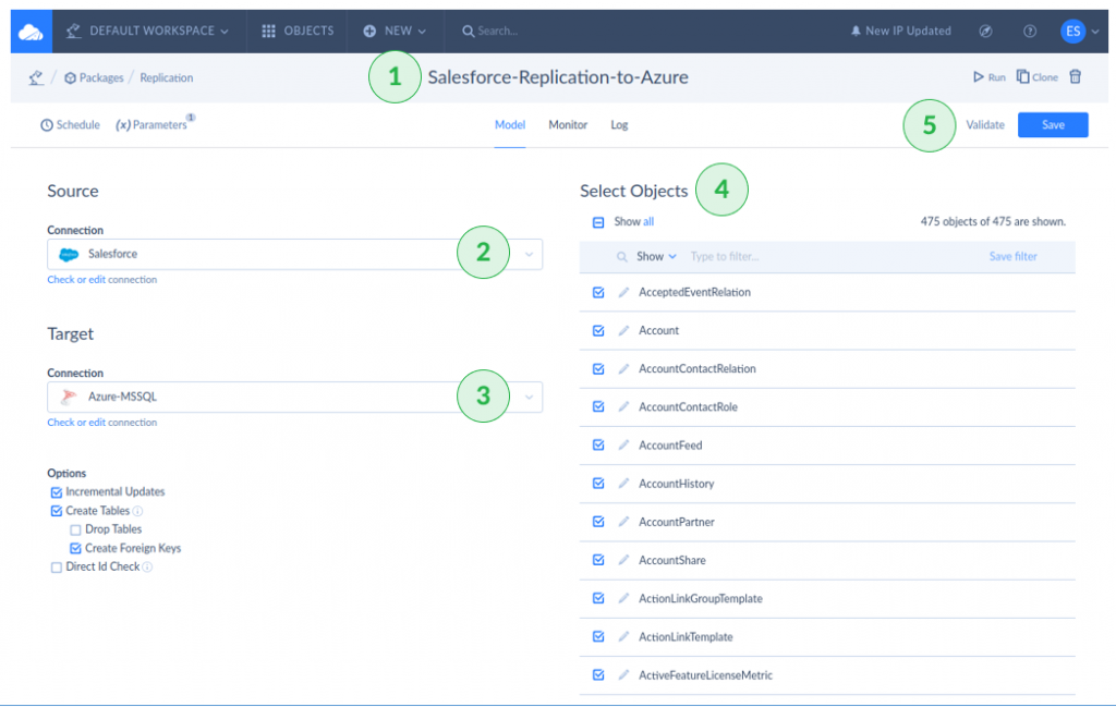 Replicating Salesforce to Azure SQL Database in Skyvia 1