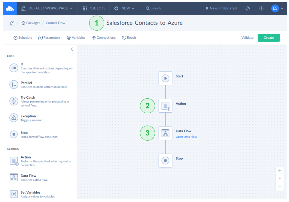 Using Skyvia Data Flow to Load Salesforce Data to Azure SQL Database 2