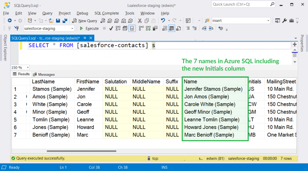 Using Skyvia Data Flow to Load Salesforce Data to Azure SQL Database 9