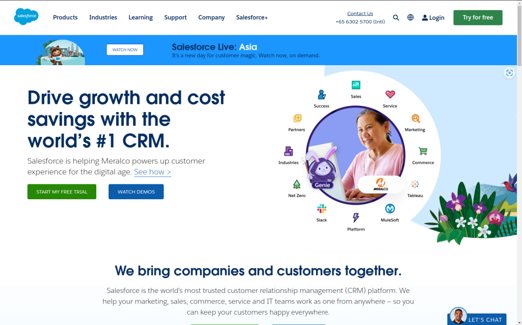 Salesforce website