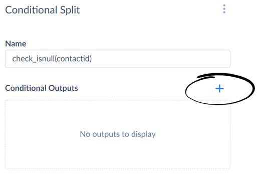 Conditional Split component