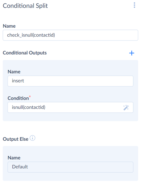 Conditional Split component