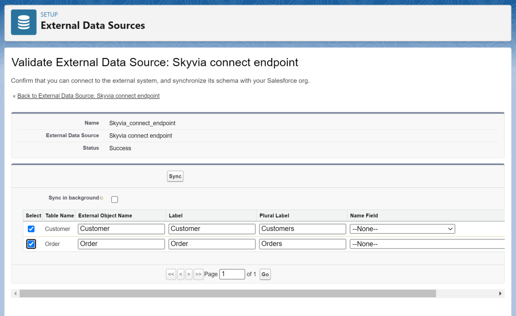 Validate external data sources