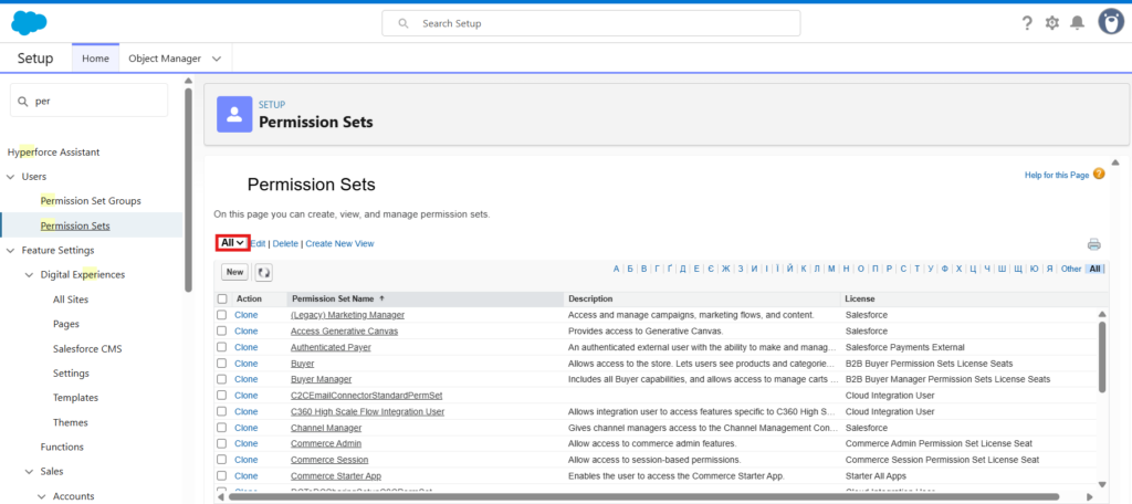 Salesforce Permission Sets