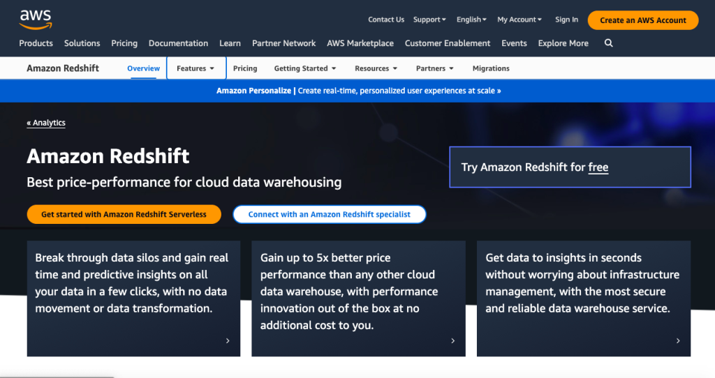 Amazon Redshift