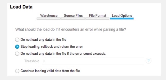 Load data into Snowflake