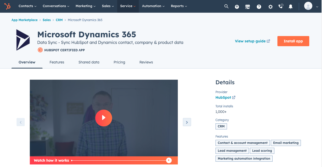 HubSpot and Dynamics 365 Integration Guide