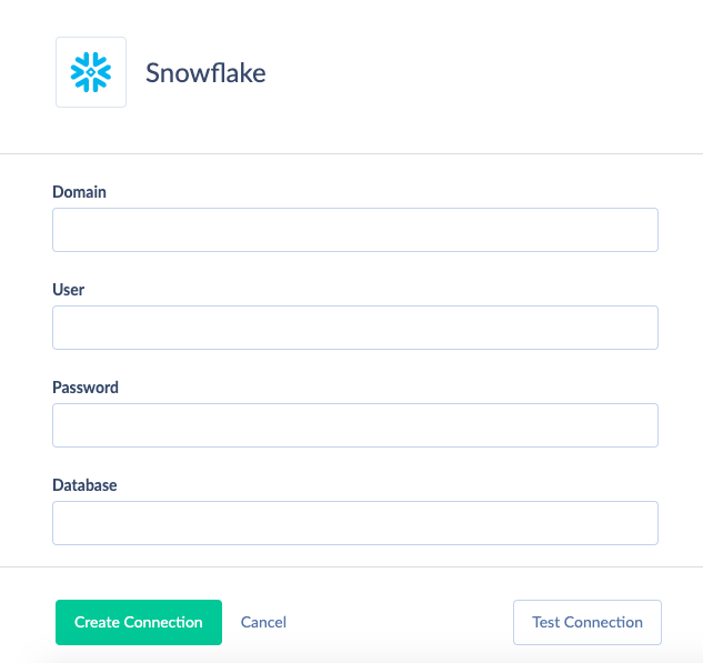 Create Snowflake connection by Skyvia