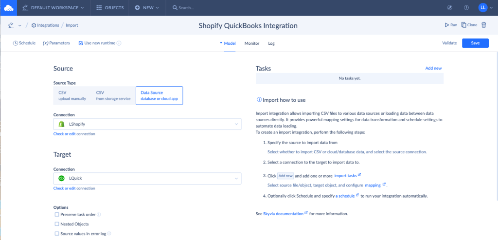 Shopify QuickBooks integration