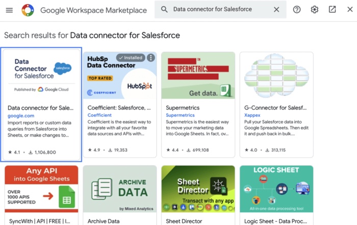Google Workspace Marketplace