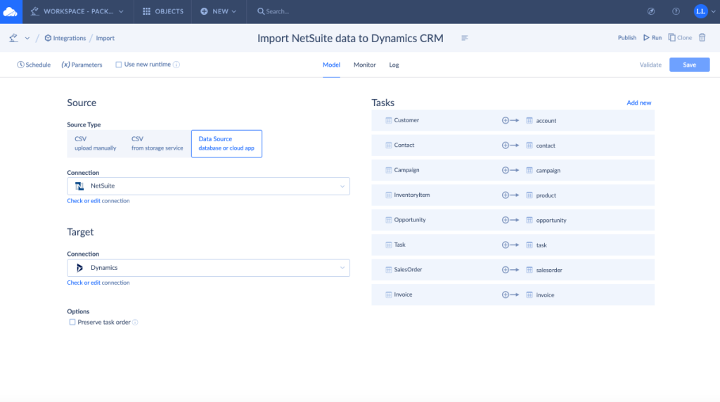 Migrating CRM Data from NetSuite to Dynamics 365