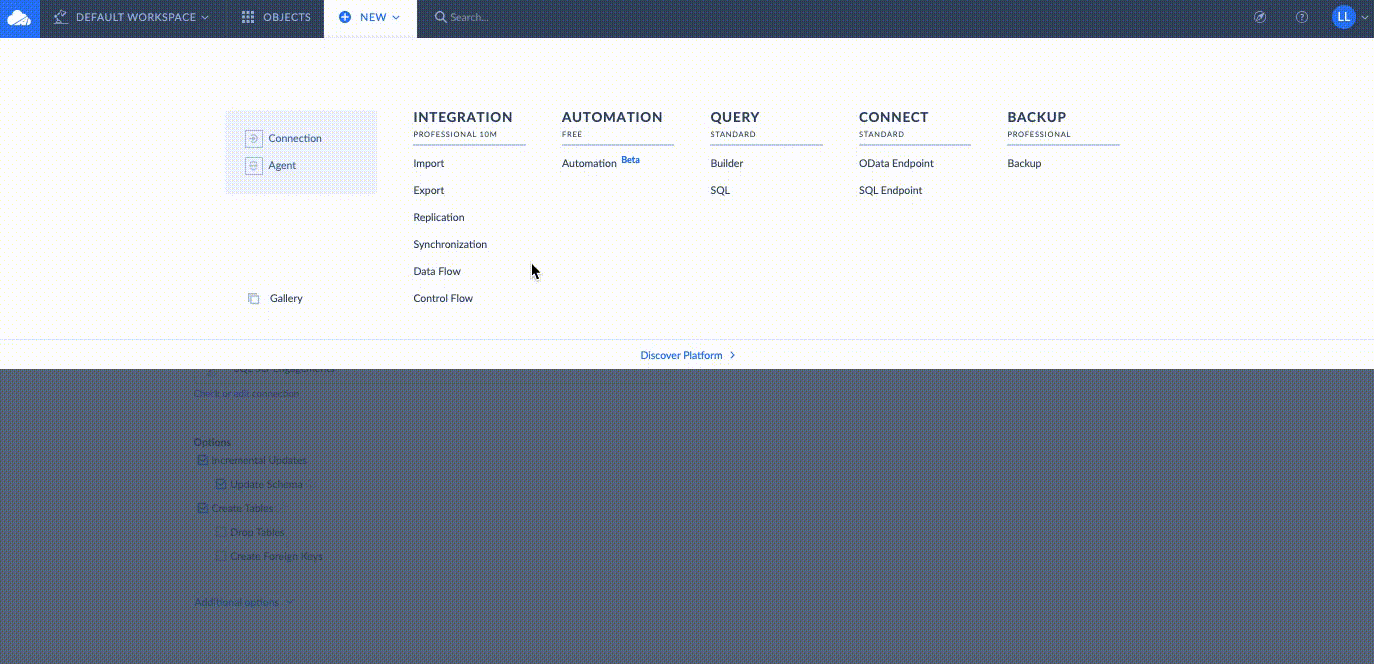 Data replication by Skyvia