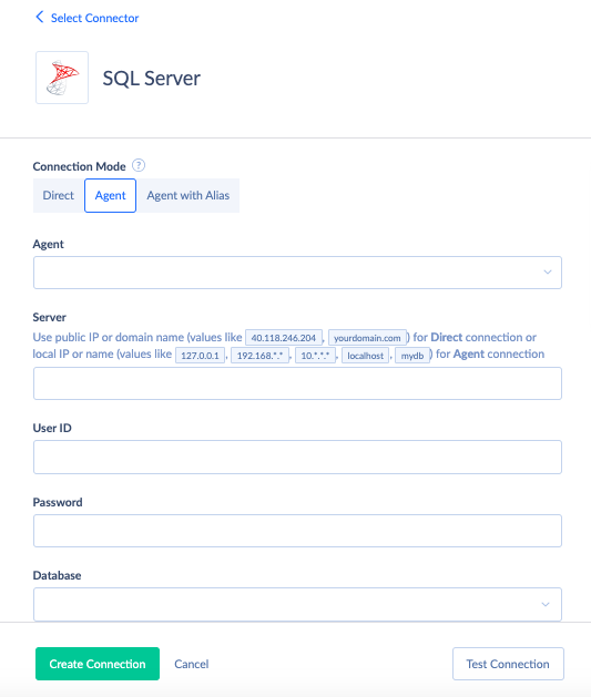 SQL Server connection by Skyvia