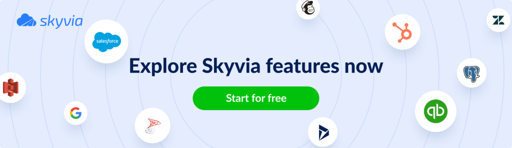 Start Skyvia for free