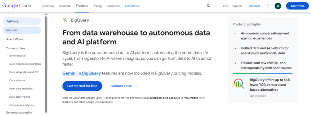 Google BigQuery 