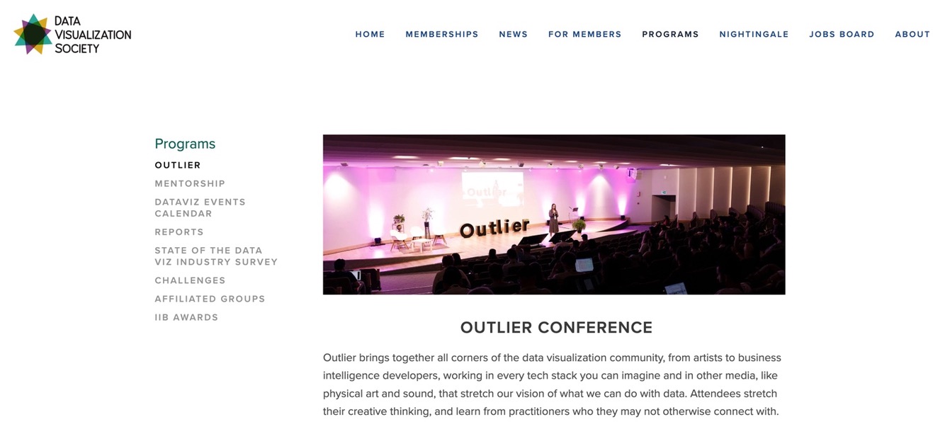 Outlier 2026 (Data Visualization Society)