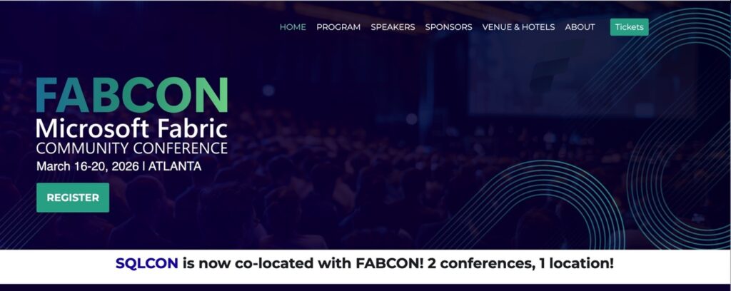 Microsoft Fabric Community Conference 2026 (FabCon)