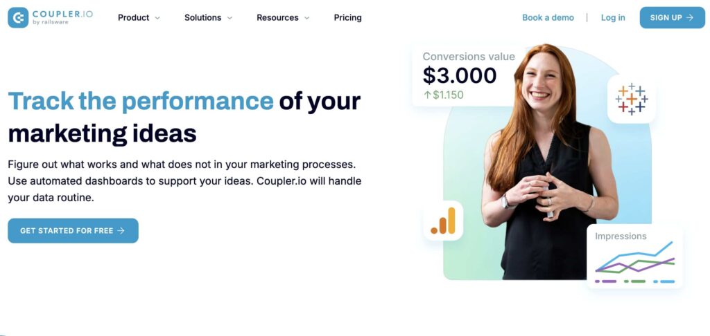 Marketing analytics tool Coupler.io