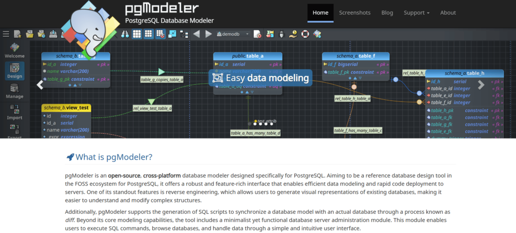 pgModeler (Open-Source) 